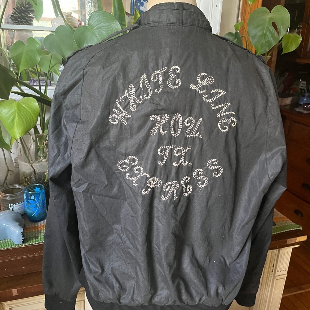 One of a Kind Embroidered “Iconic Racer” style Vintage Jacket